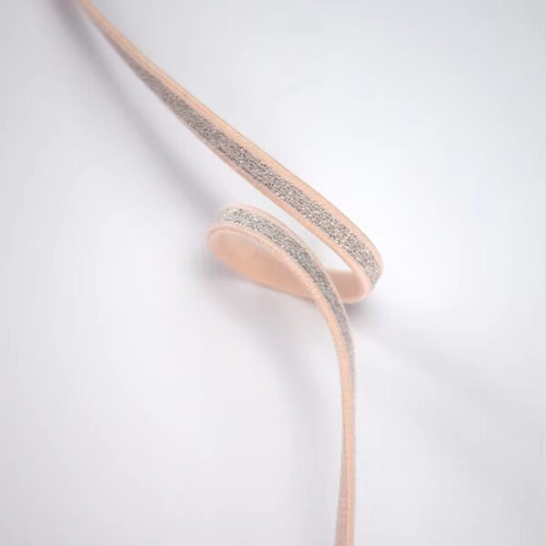 Detail-03 High Quality 5mm Soft Shiny Narrow Lingerie Elastic Band Nylon Bra Strap Elastic for Bras Swimwear Garment