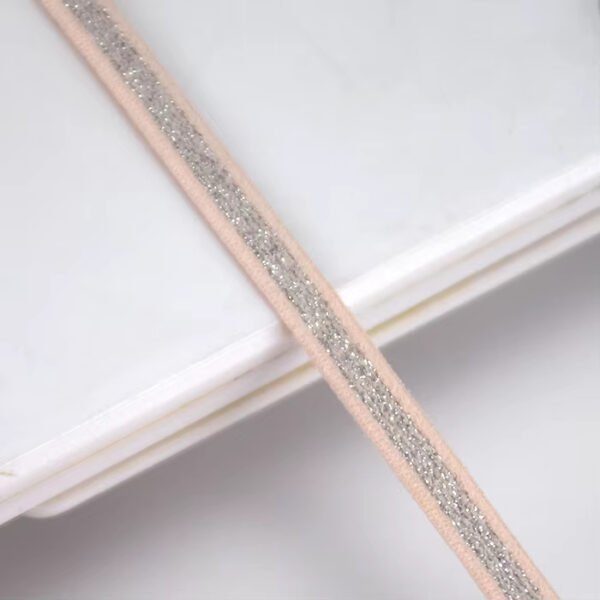 High Quality 5mm Soft Shiny Narrow Lingerie Elastic Band Nylon Bra Strap Elastic for Bras Swimwear Garment