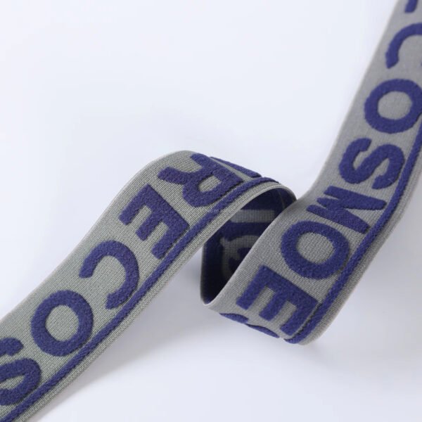 Low MOQ Custom Print Designer Wide Elastic Band With Brand for Lace Hair Lace Melt Band Wig Grip Headband