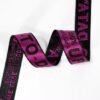 Custom Logo Wear Resistant Non-Elastic Jacquard Polyester Webbing for Bag Strap Pet Leash