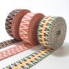 Custom Braided Decorative Wavy Webbing Trim Dress Hats Shoes Bags Ethnic Cotton Webbing Belts for Clothing Accessories