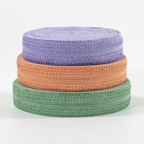 Factory Supply 15mm Printed Folded Bias Tape Polyester Fabric Binding Tape Satin Bias Tape