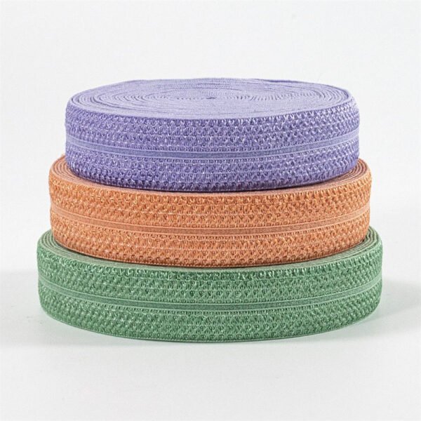 Main-01 Factory Supply 15mm Printed Folded Bias Tape Polyester Fabric Binding Tape Satin Bias Tape