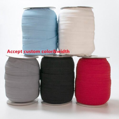 Spot 20mm Nylon Fold Over Elastic Soft Band Bra Elastic Band Elastic Ribbon Binding Bias Tape Underwear Elastic Trimming