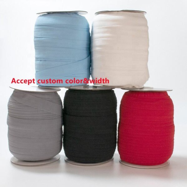 Spot 20mm Nylon Fold Over Elastic Soft Band Bra Elastic Band Elastic Ribbon Binding Bias Tape Underwear Elastic Trimming