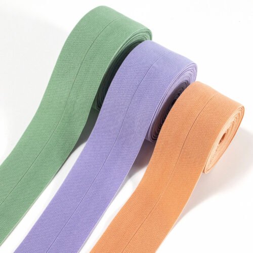 Wholesale Clothing Accessories Rubber Band Underwear Dress Edging Folded Over Elastic Band Ribbon