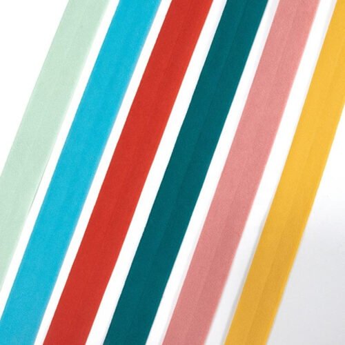 Wholesale Fold Over Elastic Tape Folded Elastic 3/4 Nylon Spandex Twill Tape Bias Binding Tape for Underwear