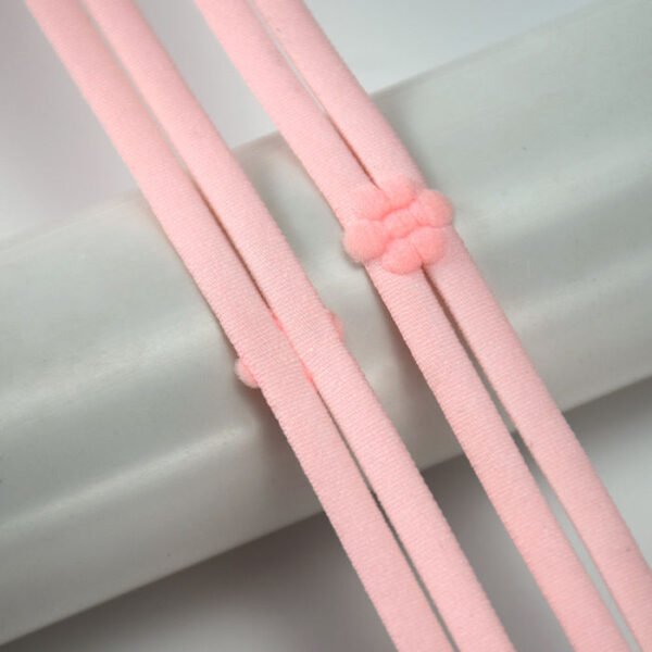 Main-01 High Quality 5mm Soft Shiny Narrow Lingerie Elastic Band Nylon Bra Strap Elastic for Bras Swimwear Garment