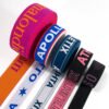 Low MOQ Custom Print Designer Wide Elastic Band With Brand for Lace Hair Lace Melt Band Wig Grip Headband