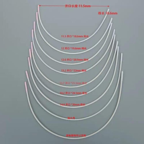 High Quality Bra Accessory Underwear Steel Ring Customized String Stainless Steel Ring V or U Shape Iron Steel Ring for Bra