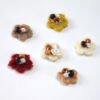 Custom 3D Handmade DIY Decorative Patches Unisex Fashion Accessories with Embroidered Flowers