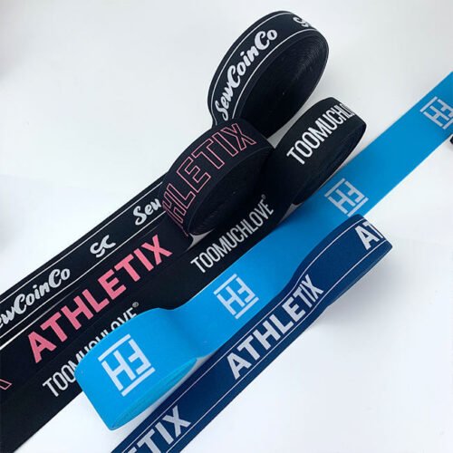 Custom Jacquard Elastic Band Designer Boxer Waistband Elastic Webbing Strap