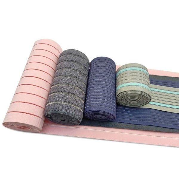 Free Samples Custom Wide Strong Woven Breathable Fish Line Silk Waist Belt Elastic Waist Band for Medical Webbing