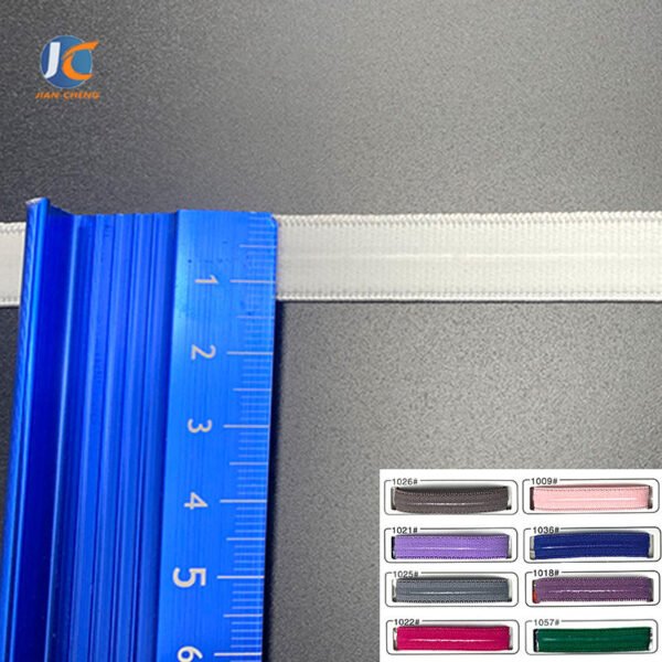 Ready to Ship 10mm Non-slip Waistband Underwear Bra Strap Gripper Elastic With clear Silicone