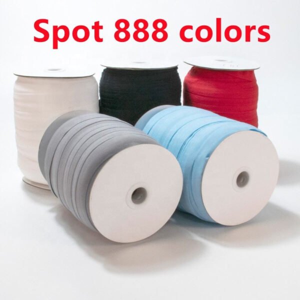 Spot 20mm Nylon Fold Over Elastic Soft Band Bra Elastic Band Elastic Ribbon Binding Bias Tape Underwear Elastic Trimming