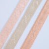 Factory Underwear Accessories Custom Jacquard Pattern Non-slip Nylon Plush Elastic Bra Shoulder Straps Elastic Band