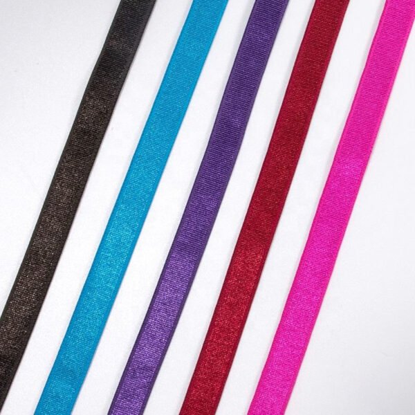 10mm Women Underwear Shiny Bra Stain Designer Shoulder Strap Soft Nylon Elastic Band for Clothing Accessories