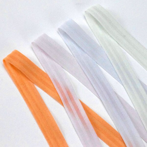 Main-02 Soft Nylon Elastic Band Knit Webbing for Underwear Clothing Bra Back Extension Belt
