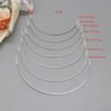 High Quality Bra Accessory Underwear Steel Ring Customized String Stainless Steel Ring V or U Shape Iron Steel Ring for Bra