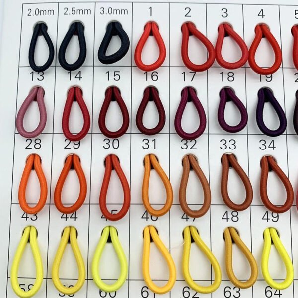 Wholesale Spot 320 Colors 2mm 2.5mm 3mm Strong Elastic Rope Rubber Band Knit Braided Elastic Cord String