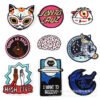 50pcs Random Assorted Styles Outdoors Embroidered Iron on Patches DIY Sew Applique Repair Patch