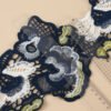 Main-02 Factory Custom Embroidery Milk Silk Embroidered Lace Fabric Trimming Lace Sewing
