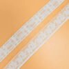 High Quality Breathable Floral Letter White Lace Trim Hollow Out Jacquard Lace Webbing for Lingerie