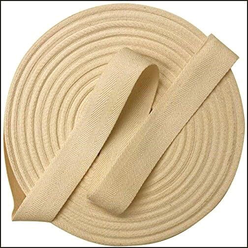 Wholesale Custom Multi Color 100% Cotton Herringbone Cotton Tape Twill Webbing Use for Garment Accessories Straps