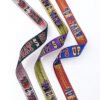 Custom Woven Jacquard Printed logo Recycled Thick Nylon Belt Webbing Strap for Dog Collar Luggage Backpack Bags Webbing