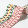 Custom Braided Decorative Wavy Webbing Trim Dress Hats Shoes Bags Ethnic Cotton Webbing Belts for Clothing Accessories