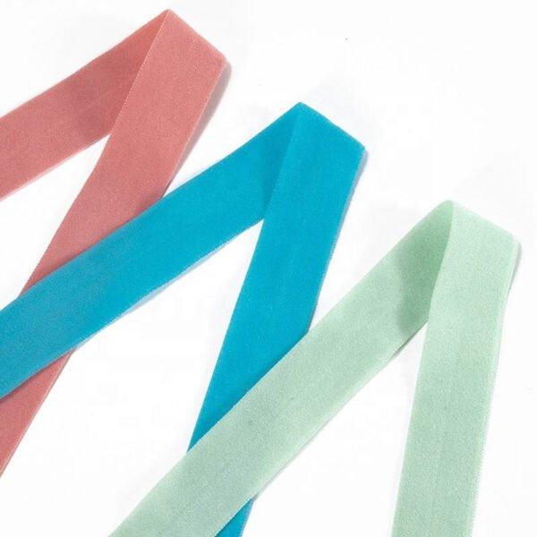 Wholesale Fold Over Elastic Tape Folded Elastic 3/4 Nylon Spandex Twill Tape Bias Binding Tape for Underwear