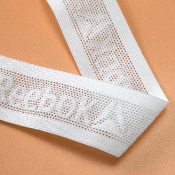 High Elasticity White Nylon Mesh Elastic Band for Underwear Clothing