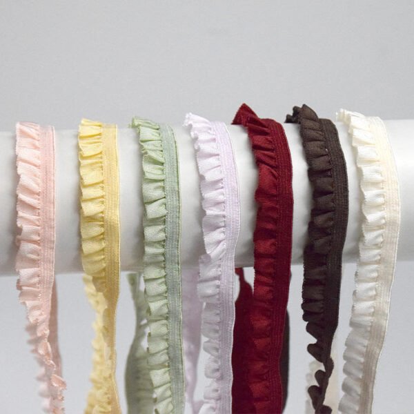 Soft Bra Picot Edge Elastic Trims Nylon Lace Band Decorative Strap for Lingerie & Underwear Panty