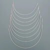 Main-03 High Quality Bra Accessory Underwear Steel Ring Customized String Stainless Steel Ring V or U Shape Iron Steel Ring for Bra