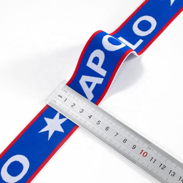 Low MOQ Custom Print Designer Wide Elastic Band With Brand for Lace Hair Lace Melt Band Wig Grip Headband