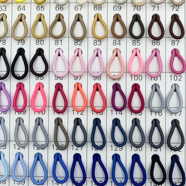 Wholesale Spot 320 Colors 2mm 2.5mm 3mm Strong Elastic Rope Rubber Band Knit Braided Elastic Cord String