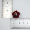 Custom 3D Handmade DIY Decorative Patches Unisex Fashion Accessories with Embroidered Flowers