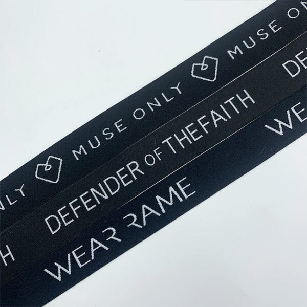 Wholesale Direct Sales Jacquard Web Strap Underwear Waistband Underwear Elastic Waistband