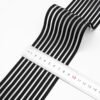 Main-04 Custom Black Wide Breathable Medical Elastic Waistband Fish Silk Elastic Webbing for Abdominal Binder