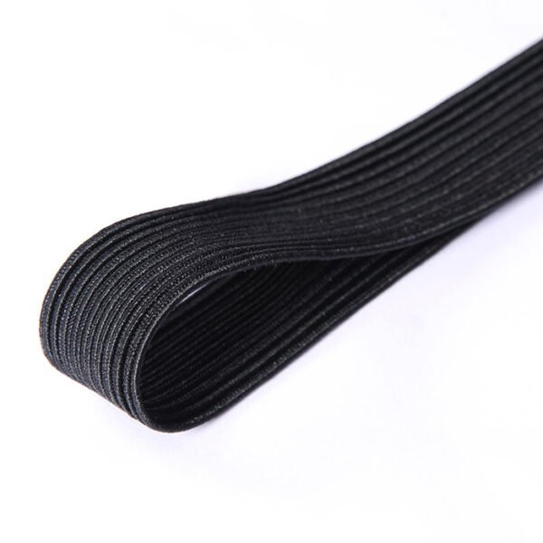1/4" Width Braided Elastic Band/Elastic Rope White Stretch Knitted Elastic Cord for Sewing Accessories