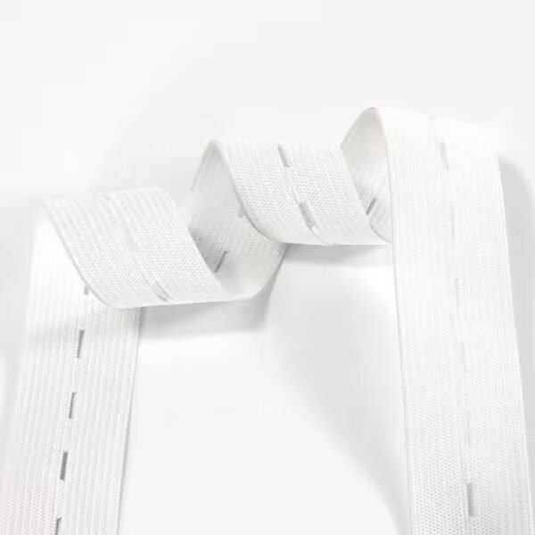 Main-04 Custom Multi-color Premium Nylon Buttonhole Elastic Band Adjustable Button Elastic Waistband for Maternity Wear