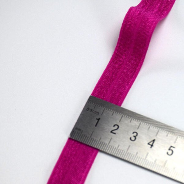 Main-04 20MM Wholesale Colorful Fold Over Elastic Ribbon Binding Bias Tape for Clothes Webbing