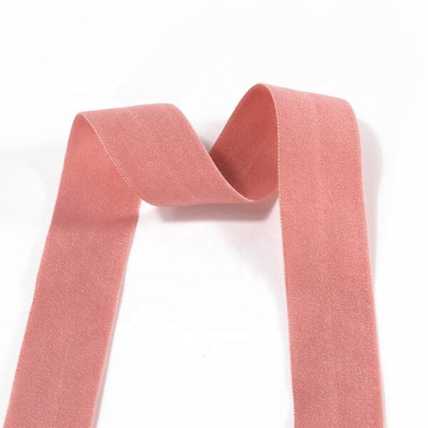 Wholesale Fold Over Elastic Tape Folded Elastic 3/4 Nylon Spandex Twill Tape Bias Binding Tape for Underwear