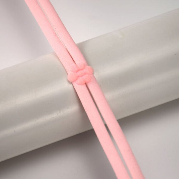 Main-04 High Quality 5mm Soft Shiny Narrow Lingerie Elastic Band Nylon Bra Strap Elastic for Bras Swimwear Garment