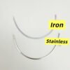 Main-04 High Quality Bra Accessory Underwear Steel Ring Customized String Stainless Steel Ring V or U Shape Iron Steel Ring for Bra