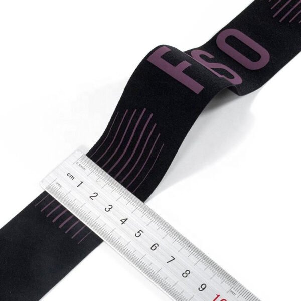 Low MOQ Custom Print Designer Wide Elastic Band With Brand for Lace Hair Lace Melt Band Wig Grip Headband