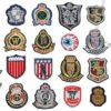 50pcs Random Assorted Styles Outdoors Embroidered Iron on Patches DIY Sew Applique Repair Patch