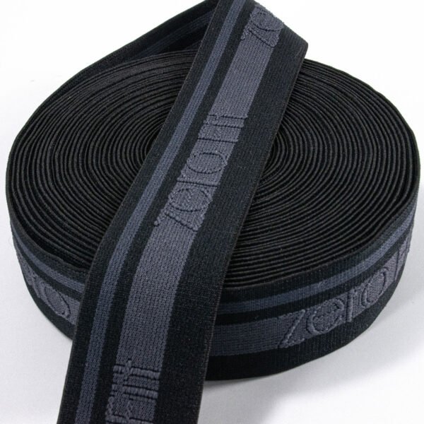 Main-04 Wholesale Custom Nylon Polyester Elastic Webbing Strap Printed Woven Elastic Rubber Band