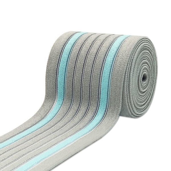 Free Samples Custom Wide Strong Woven Breathable Fish Line Silk Waist Belt Elastic Waist Band for Medical Webbing