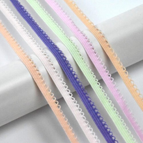 Factory Price Bra Picot Edge Elastic Trims Nylon Lace Elastic Band Lingerie & Underwear Panty